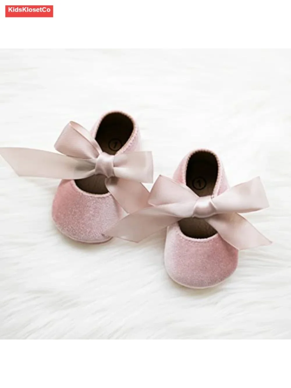 Infant Baby Girls Mary Jane Flats Princess Wedding Dress Shoes Sparkle PU